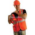 Sicherheitsweste Hi-Viz Orange Reflective Weste